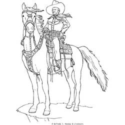 Desenho Cowboy (Personagens) #91501 para imprimir e colorir