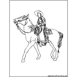 Desenho Cowboy (Personagens) #91566 para imprimir e colorir