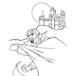 Página para colorir: Drácula (Personagens) #204052 - Páginas para Colorir Imprimíveis Gratuitamente