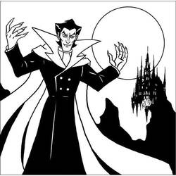 Página para colorir: Drácula (Personagens) #204054 - Páginas para Colorir Imprimíveis Gratuitamente
