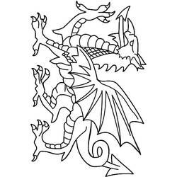 Página para colorir: Dragão (Personagens) #148443 - Páginas para Colorir Imprimíveis Gratuitamente