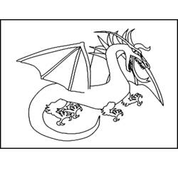 Página para colorir: Dragão (Personagens) #148592 - Páginas para Colorir Imprimíveis Gratuitamente