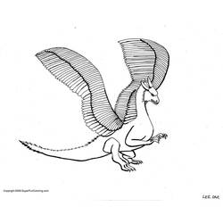 Desenho Dragão (Personagens) #5863 para imprimir e colorir