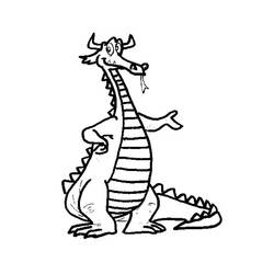 Desenho Dragão (Personagens) #5885 para imprimir e colorir