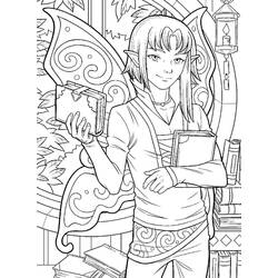 Desenho Elfo (Personagens) #193726 para imprimir e colorir