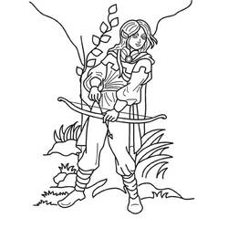 Desenho Elfo (Personagens) #193730 para imprimir e colorir