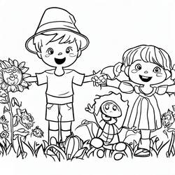 Espantalho - Desenhos para colorir gratuitos