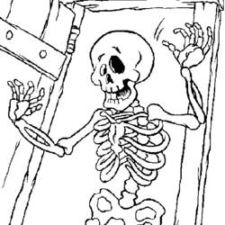 Página para colorir: Esqueleto (Personagens) #147422 - Páginas para Colorir Imprimíveis Gratuitamente