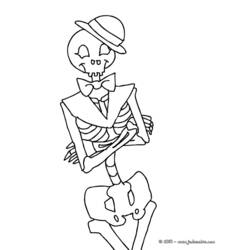Página para colorir: Esqueleto (Personagens) #147487 - Páginas para Colorir Imprimíveis Gratuitamente