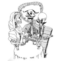 Página para colorir: Esqueleto (Personagens) #147524 - Páginas para Colorir Imprimíveis Gratuitamente