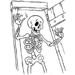 Página para colorir: Esqueleto (Personagens) #147547 - Páginas para Colorir Imprimíveis Gratuitamente