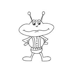 Desenho de Extraterrestre (Personagens) #189878 para colorir, imprimível grátis