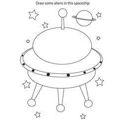 Página para colorir: Extraterrestre (Personagens) #94877 - Páginas para Colorir Imprimíveis Gratuitamente