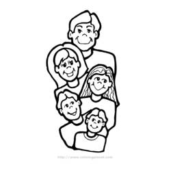 Página para colorir: Família (Personagens) #95143 - Páginas para Colorir Imprimíveis Gratuitamente