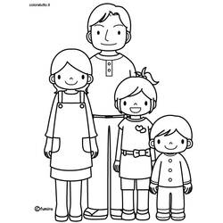 Página para colorir: Família (Personagens) #95184 - Páginas para Colorir Imprimíveis Gratuitamente