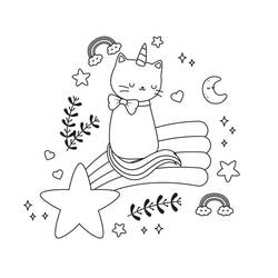 Desenho Gato Unicórnio (Personagens) #199286 para imprimir e colorir