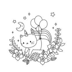Desenho Gato Unicórnio (Personagens) #199296 para imprimir e colorir