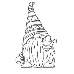 Desenho Gnomo (Personagens) #204829 para imprimir e colorir