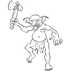 Desenho Goblin (Personagens) #204031 para imprimir e colorir