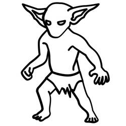Desenho Goblin (Personagens) #204039 para imprimir e colorir