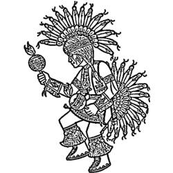 Página para colorir: Índio americano (Personagens) #149026 - Páginas para Colorir Imprimíveis Gratuitamente