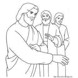 Página para colorir: Jesus (Personagens) #98942 - Páginas para Colorir Imprimíveis Gratuitamente