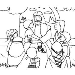Página para colorir: Jesus (Personagens) #99016 - Páginas para Colorir Imprimíveis Gratuitamente