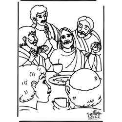 Página para colorir: Jesus (Personagens) #99076 - Páginas para Colorir Imprimíveis Gratuitamente