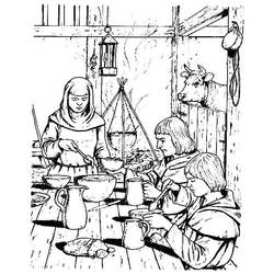 Desenho Middle Ages (Personagens) #201399 para imprimir e colorir
