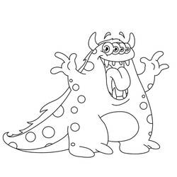 Desenho Monstro (Personagens) #183715 para imprimir e colorir