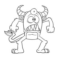 Desenho Monstro (Personagens) #183727 para imprimir e colorir