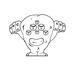 Desenho Monstro (Personagens) #183728 para imprimir e colorir