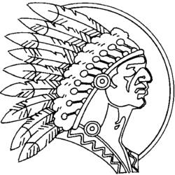 Página para colorir: Nativo Americano (Personagens) #148992 - Páginas para Colorir Imprimíveis Gratuitamente