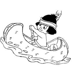 Página para colorir: Nativo Americano (Personagens) #148999 - Páginas para Colorir Imprimíveis Gratuitamente