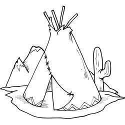 Página para colorir: Nativo Americano (Personagens) #181238 - Páginas para Colorir Imprimíveis Gratuitamente