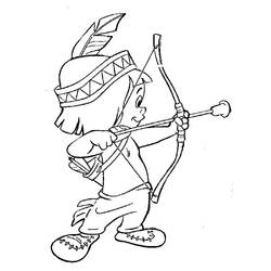 Página para colorir: Nativo Americano (Personagens) #181264 - Páginas para Colorir Imprimíveis Gratuitamente