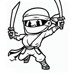Desenho Ninja (Personagens) #187786 para imprimir e colorir