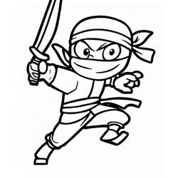 Desenho Ninja (Personagens) #187787 para imprimir e colorir