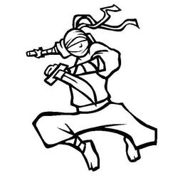 Desenho Ninja (Personagens) #187805 para imprimir e colorir