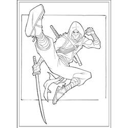 Desenho Ninja (Personagens) #187815 para imprimir e colorir