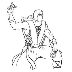 Desenho Ninja (Personagens) #187818 para imprimir e colorir