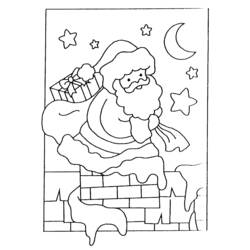 Página para colorir: Papai Noel (Personagens) #104654 - Páginas para Colorir Imprimíveis Gratuitamente