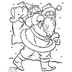 Página para colorir: Papai Noel (Personagens) #104680 - Páginas para Colorir Imprimíveis Gratuitamente