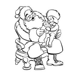 Página para colorir: Papai Noel (Personagens) #104682 - Páginas para Colorir Imprimíveis Gratuitamente