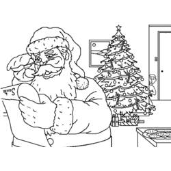Página para colorir: Papai Noel (Personagens) #104702 - Páginas para Colorir Imprimíveis Gratuitamente