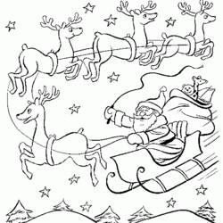 Página para colorir: Papai Noel (Personagens) #104715 - Páginas para Colorir Imprimíveis Gratuitamente