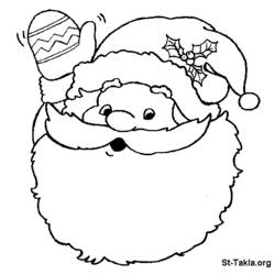 Página para colorir: Papai Noel (Personagens) #104722 - Páginas para Colorir Imprimíveis Gratuitamente