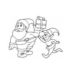 Página para colorir: Papai Noel (Personagens) #104729 - Páginas para Colorir Imprimíveis Gratuitamente