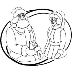 Página para colorir: Papai Noel (Personagens) #104751 - Páginas para Colorir Imprimíveis Gratuitamente