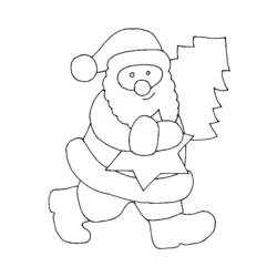 Página para colorir: Papai Noel (Personagens) #104768 - Páginas para Colorir Imprimíveis Gratuitamente